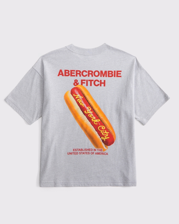 imagery logo graphic tee, Light Gray view 1