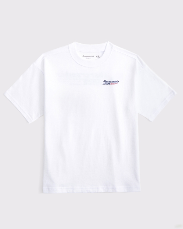 graphic logo tee, White view 2