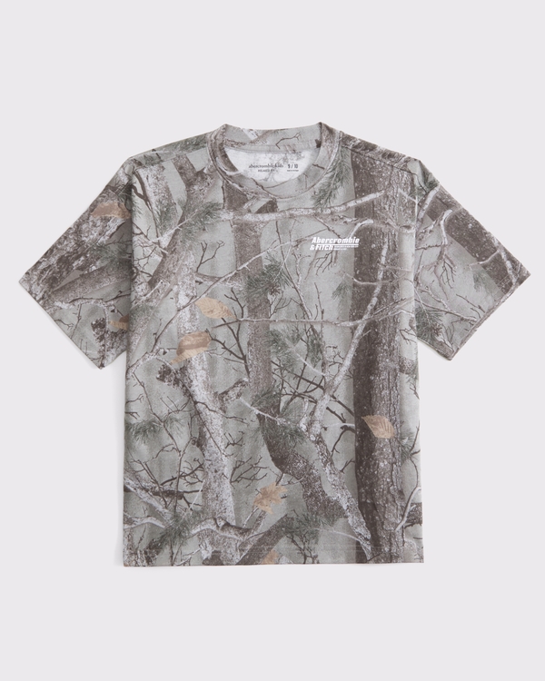 graphic logo tee, Camo view 2