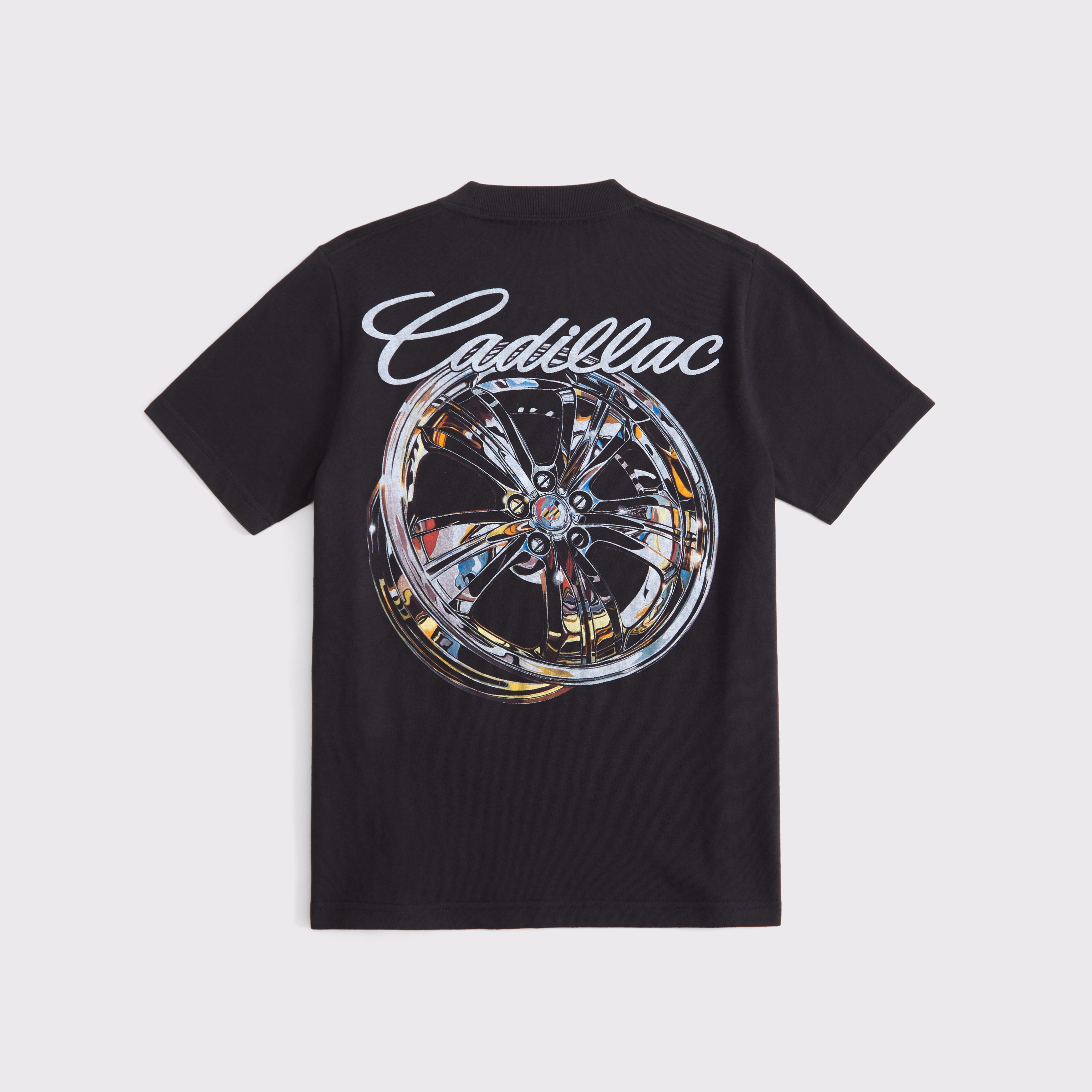 Abercrombie & Fitch Kids' Cadillac Graphic Tee In Gray