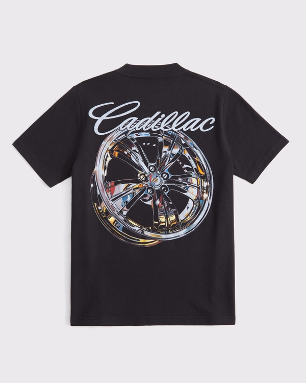 cadillac graphic tee, Dark Gray view 1