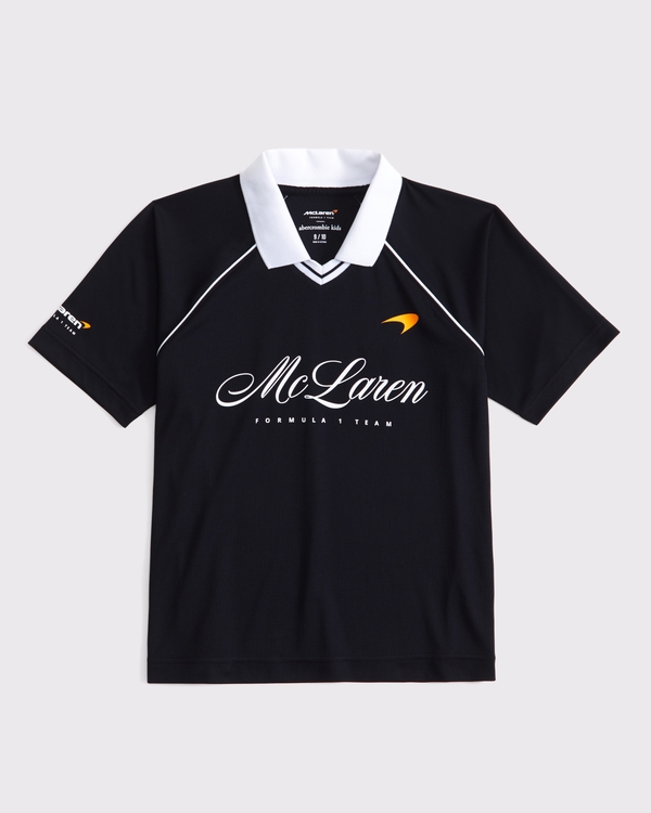 mclaren short-sleeve fashion top, Black view 1