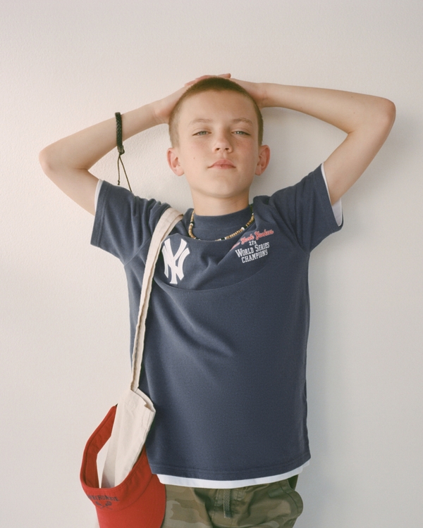new york yankees graphic tee, Navy view 1