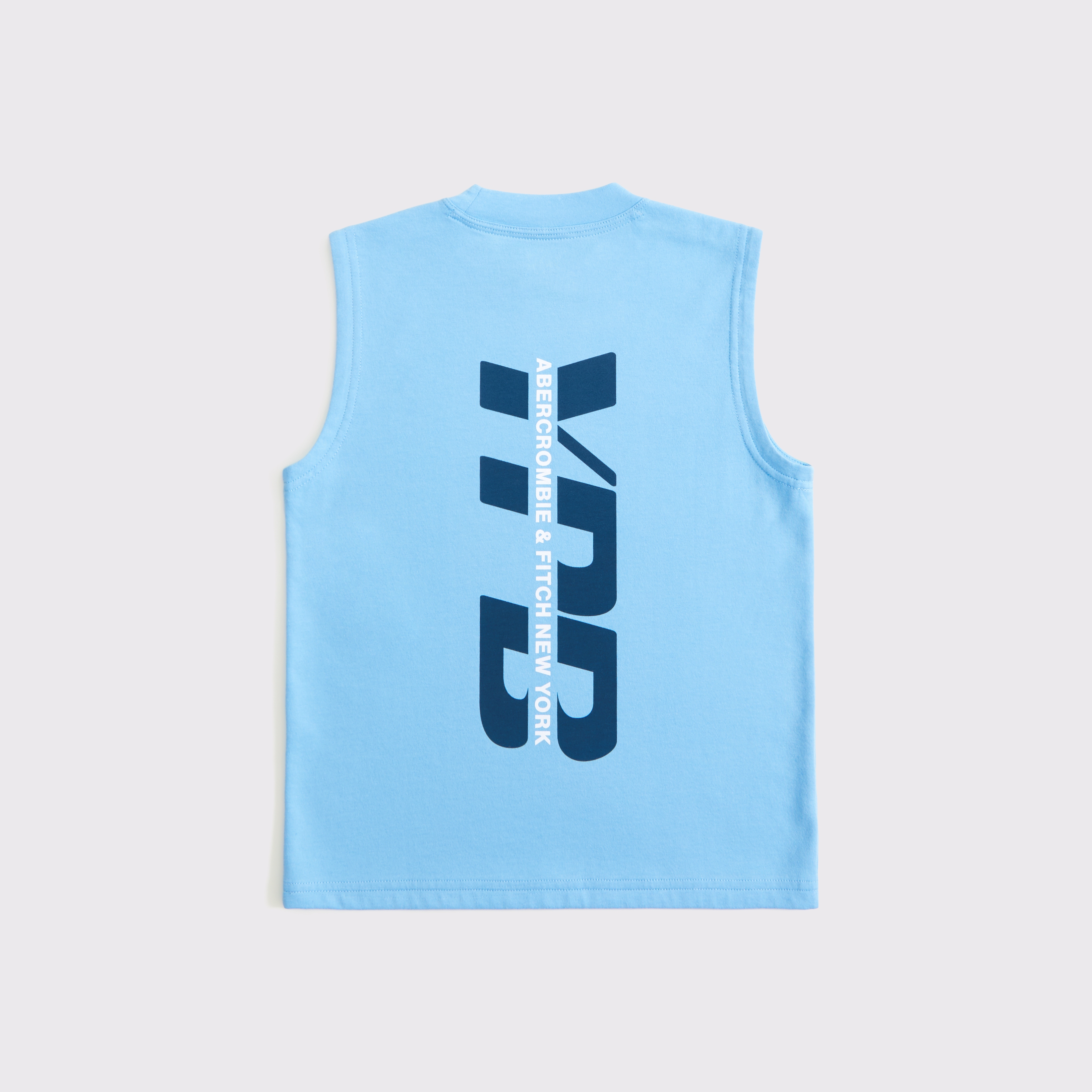 Abercrombie & Fitch Kids' Ypb All Day Cool Graphic Tank In Blue