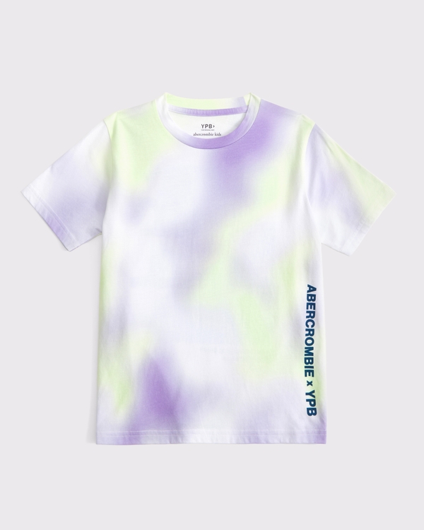 ypb imagery graphic logo tee, Purple Dye Pattern view 2