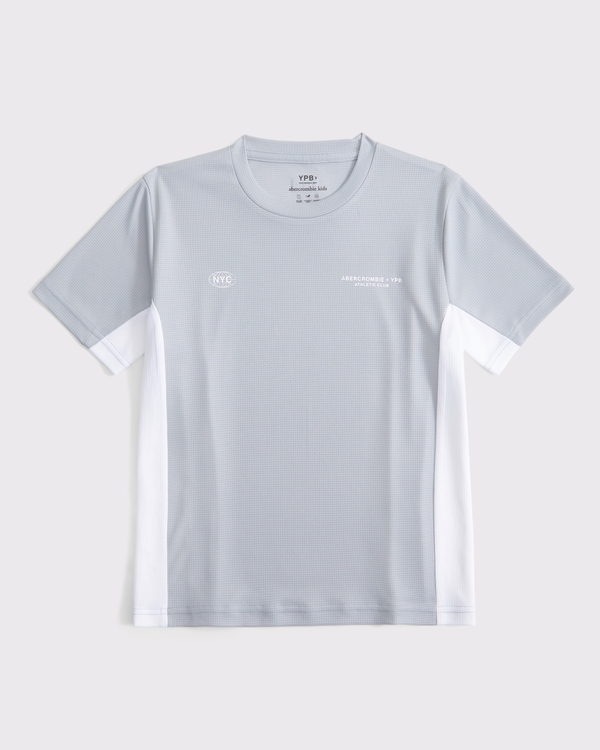 ypb active logo tee, Gray view 1
