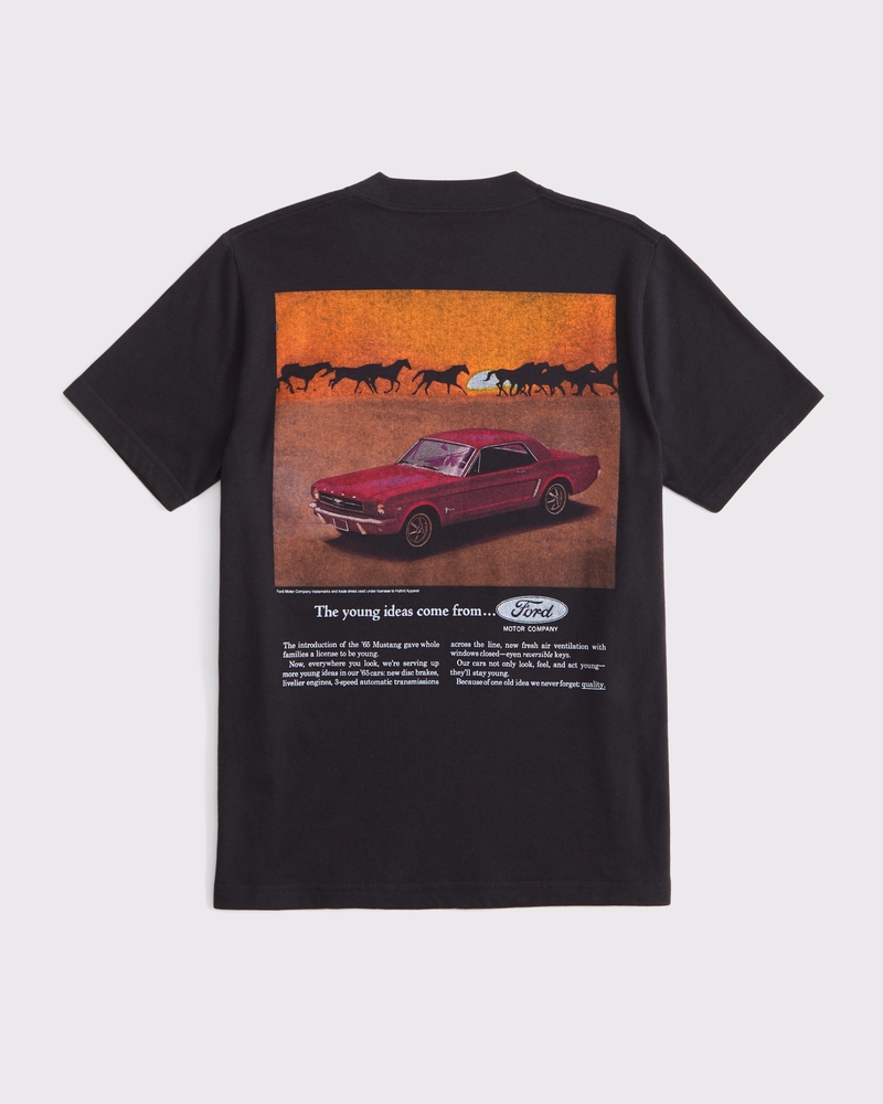 mustang graphic tee