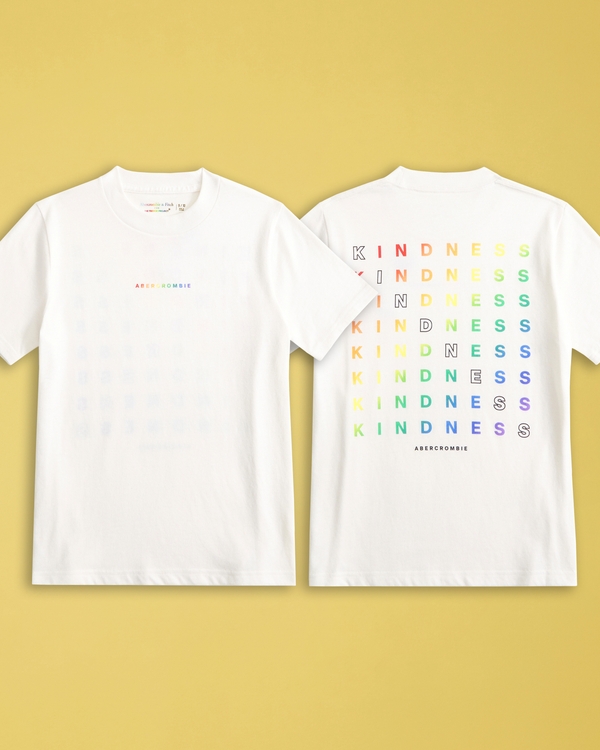 kids pride graphic logo tee, White view 1
