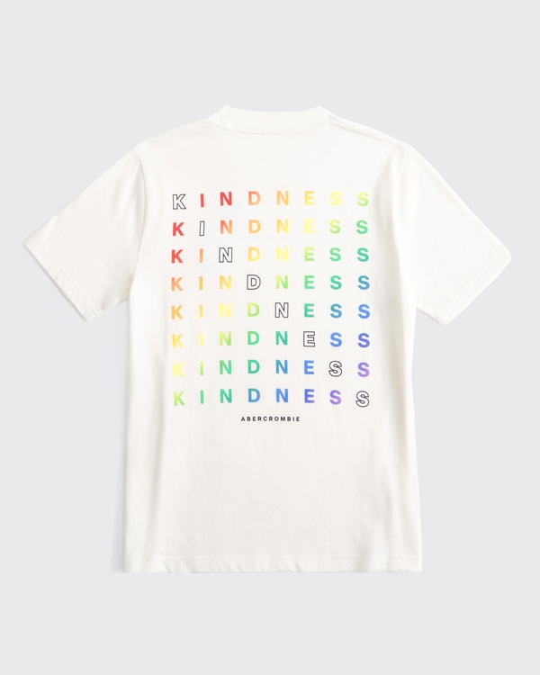 kids pride graphic logo tee, White view 2