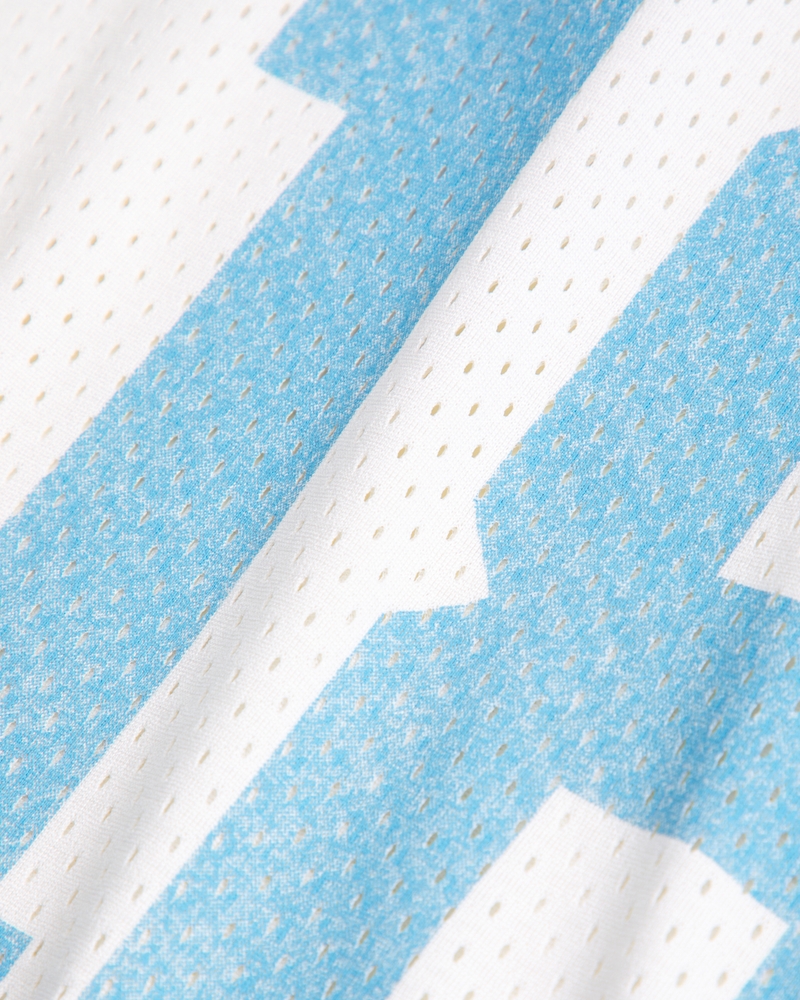 mesh football graphic tee