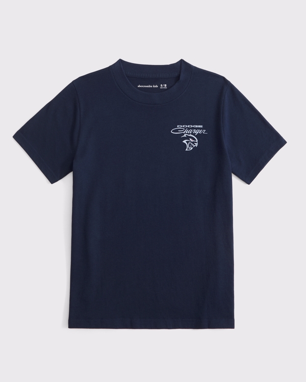 dodge charger graphic tee, Deep Blue view 2