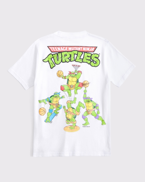 teenage mutant ninja turtles graphic tee, White view 1