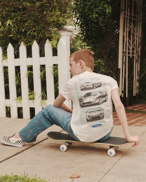 ford gt graphic tee, White view 1