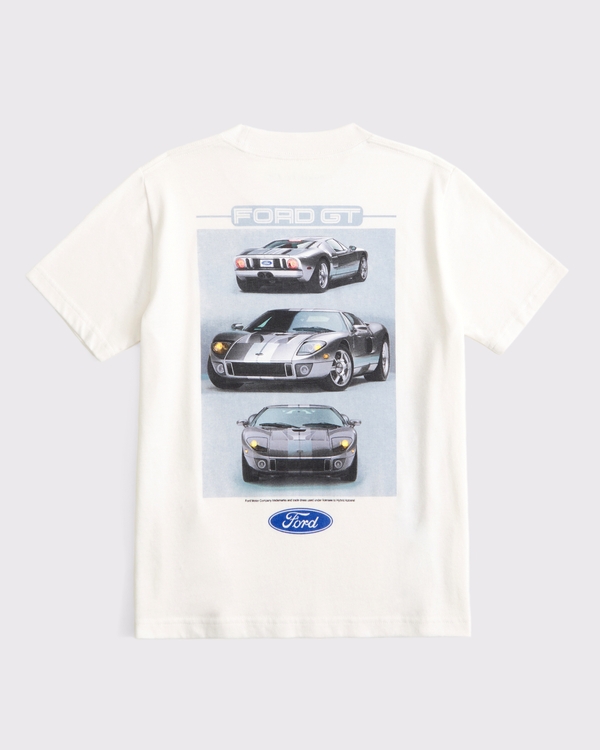 ford gt graphic tee, White view 1