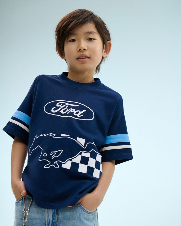 ford short-sleeve fashion top, Deep Blue view 1