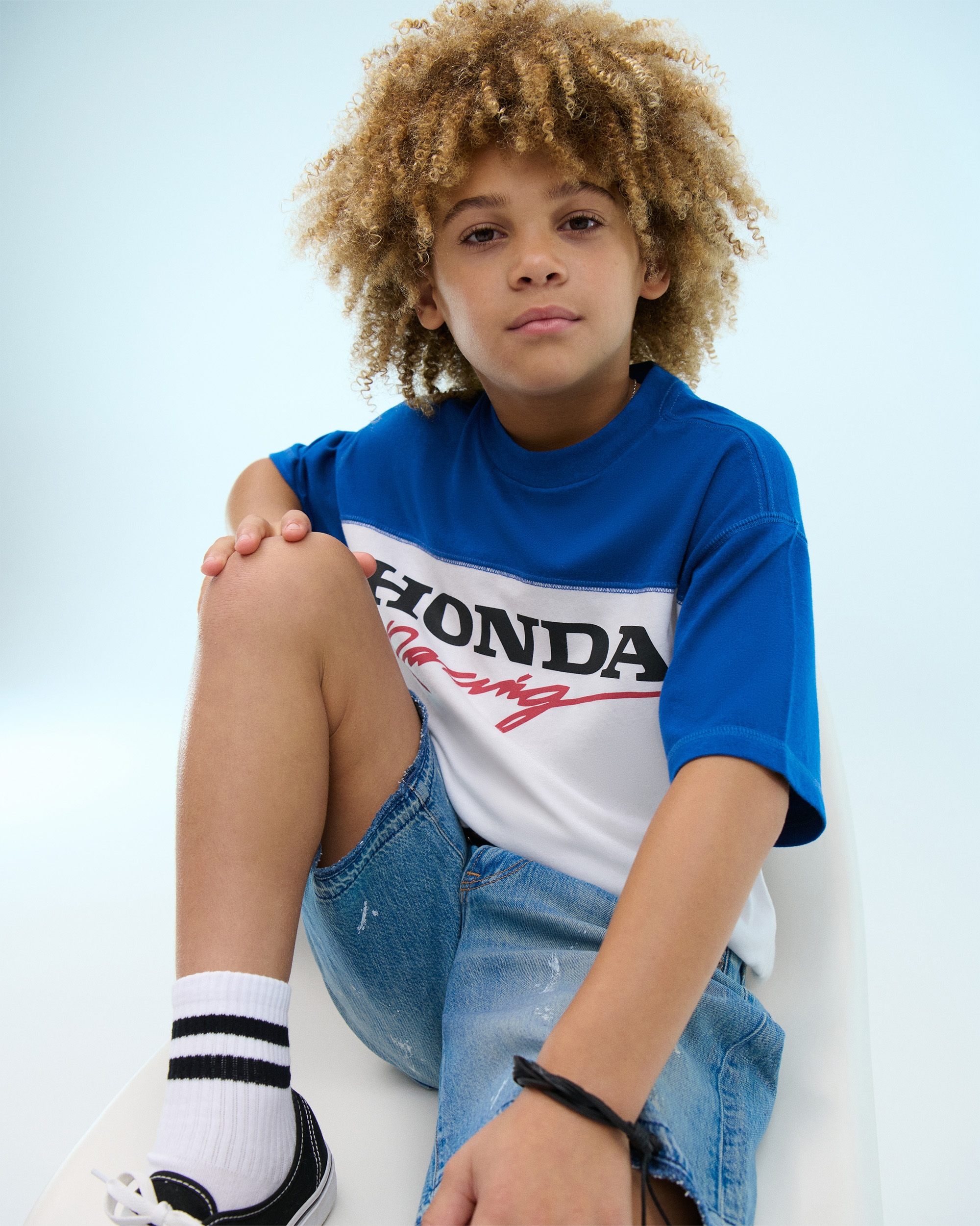 Abercrombie & Fitch Kids' Honda Short-sleeve Fashion Top In White