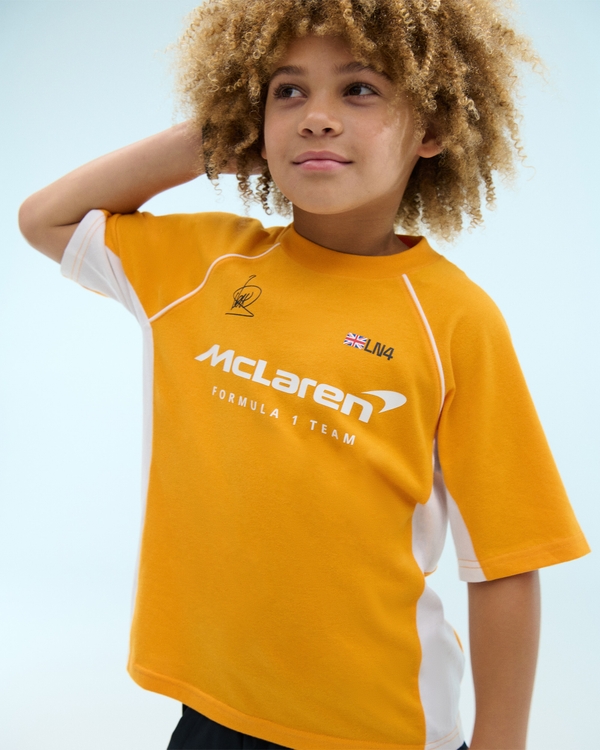 mclaren short-sleeve fashion top, Bright Orange view 1