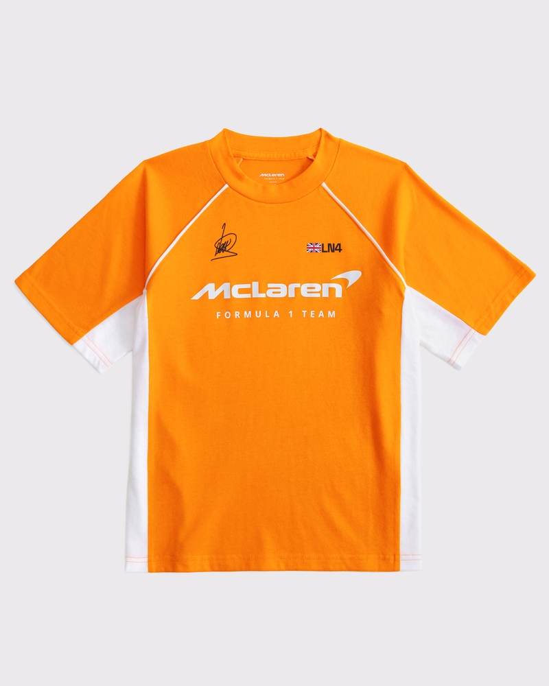 mclaren short-sleeve fashion top