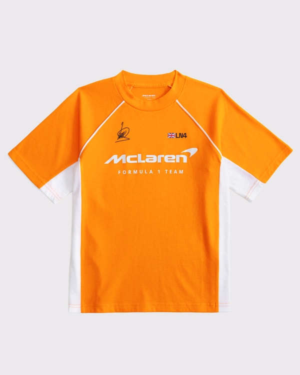 mclaren short-sleeve fashion top, Bright Orange view 2