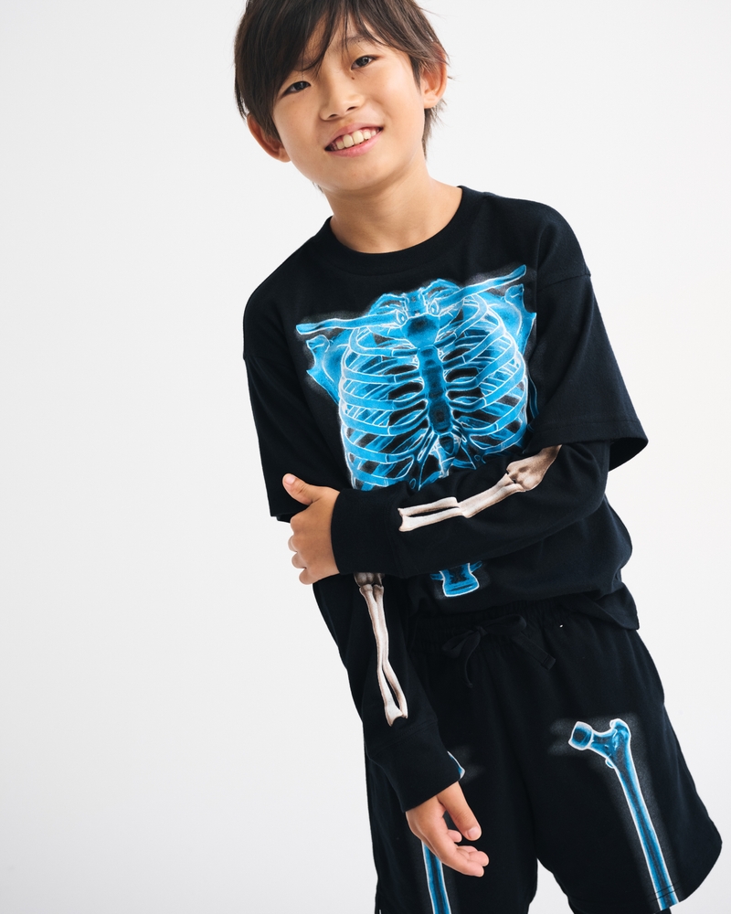 glow-in-the-dark graphic tee