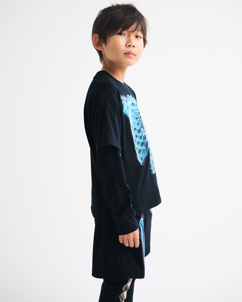 glow-in-the-dark graphic tee