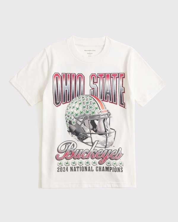 the ohio state university graphic tee, Cream view 1