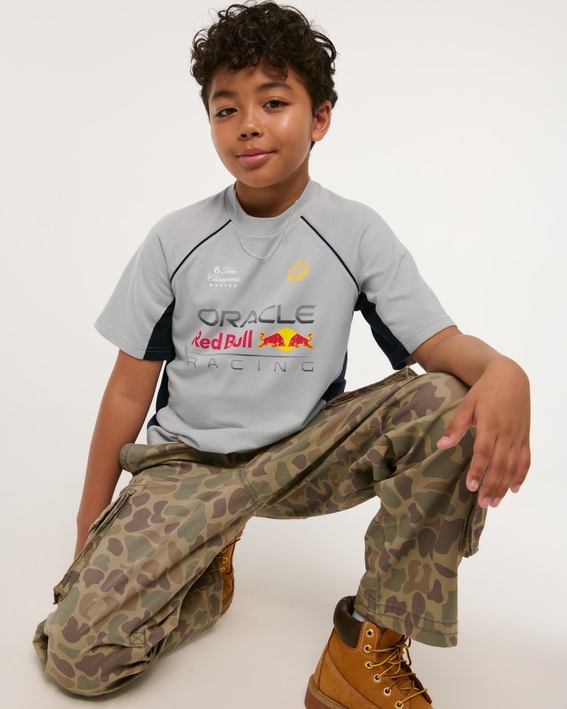 boys oracle red bull racing short-sleeve fashion top | boys