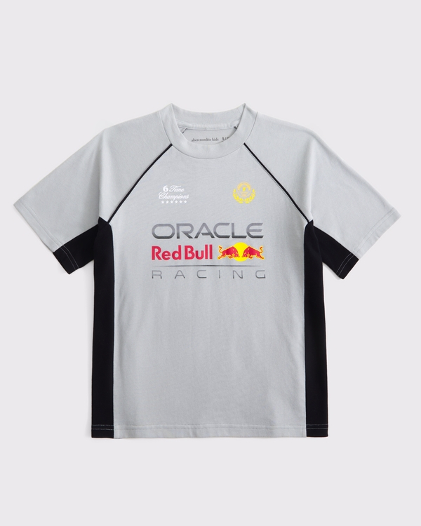 oracle red bull racing short-sleeve fashion top, Gray view 2