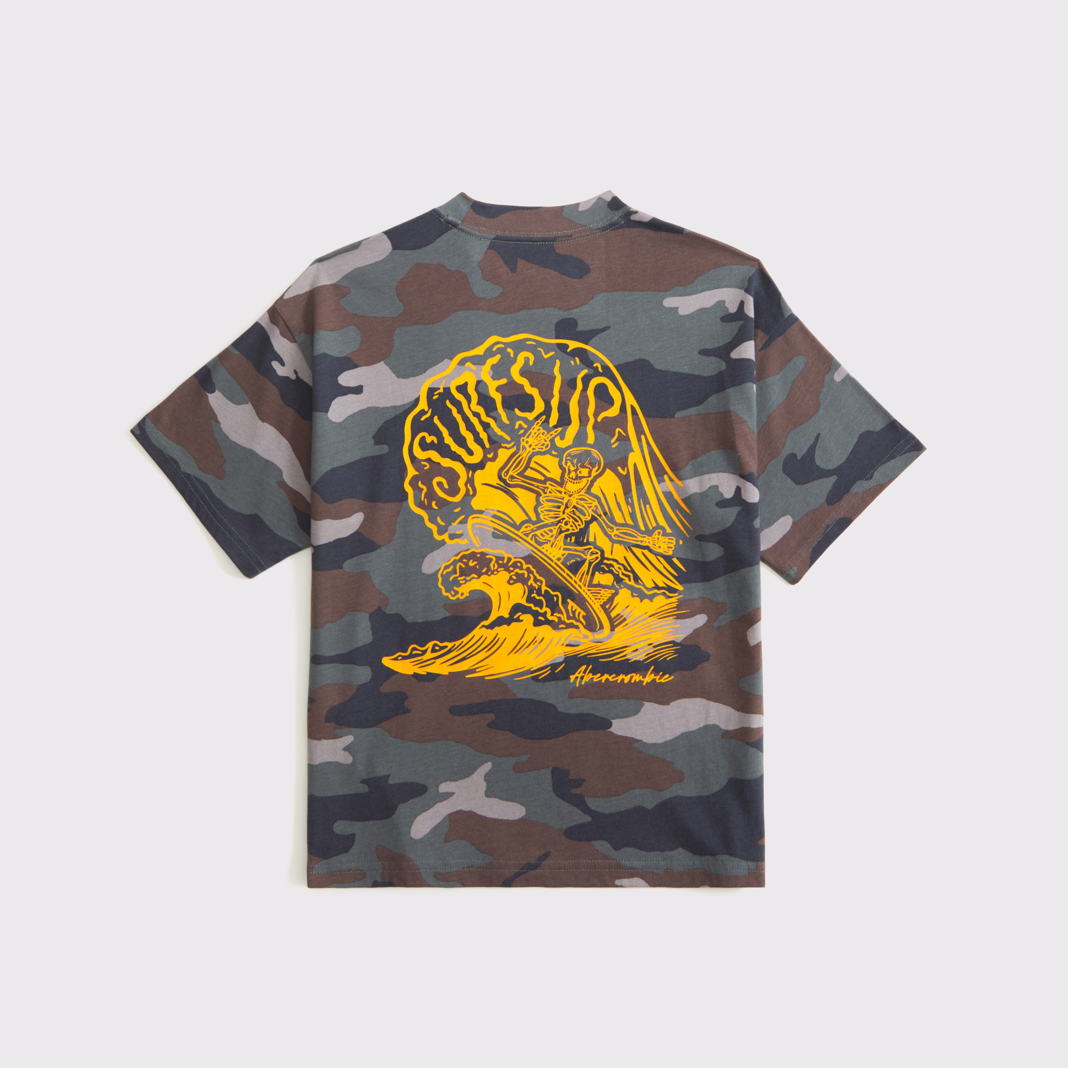 Abercrombie & Fitch Kids' Imagery Graphic Logo Tee In Multi