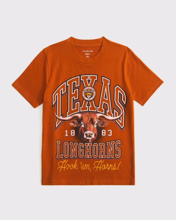 university of texas graphic tee, Orange-texas view 1