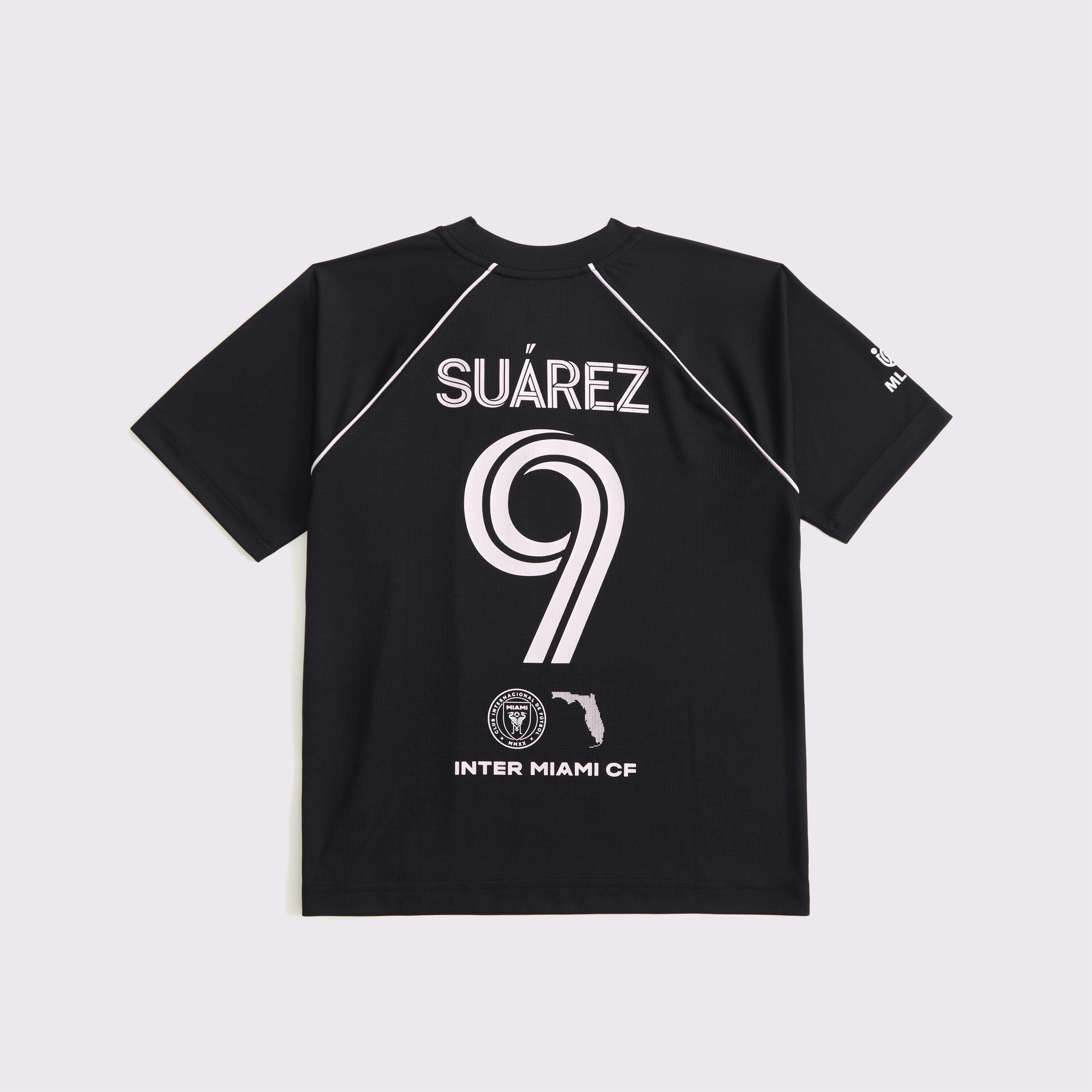 Abercrombie & Fitch Kids' Luis Suarez Short-sleeve Fashion Top In Black