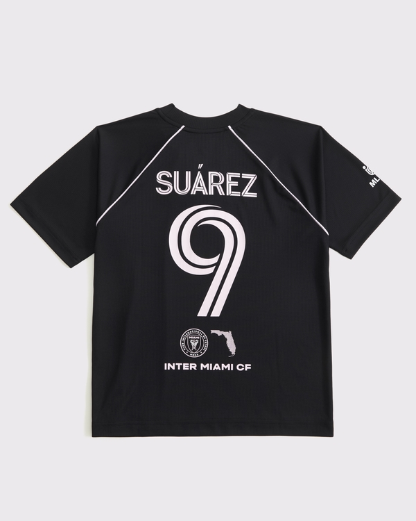 luis suarez short-sleeve fashion top, Black view 1