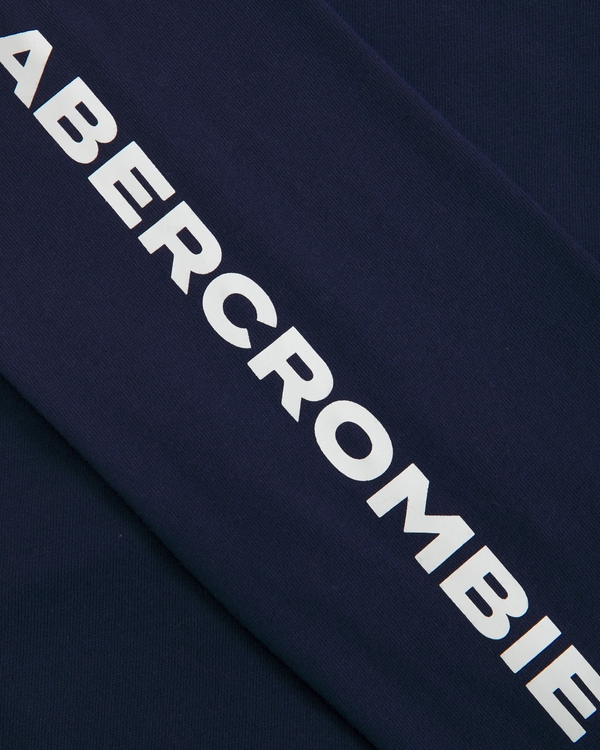 long-sleeve graphic logo tee