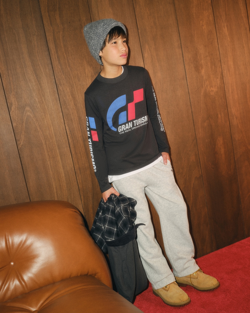 long-sleeve logo tee