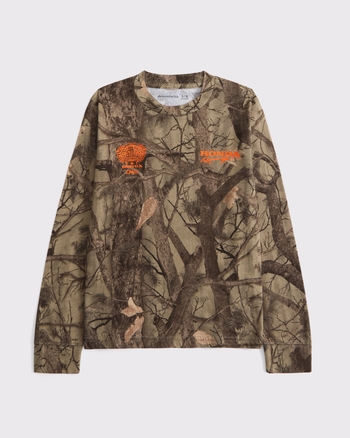 long-sleeve honda racing graphic tee