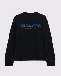 long-sleeve logo tee