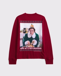long-sleeve elf graphic tee