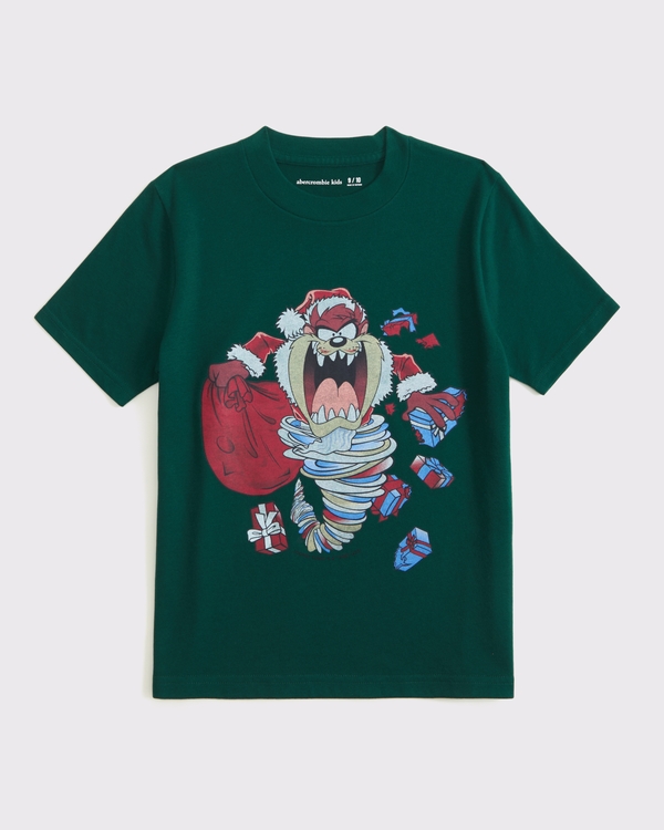 tasmanian devil graphic tee, Emerald view 1