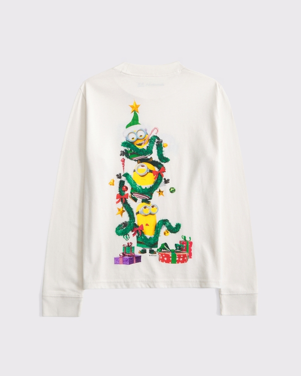 long-sleeve minions graphic tee