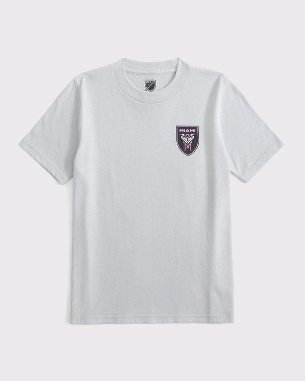 lionel messi graphic tee, Light Gray view 2