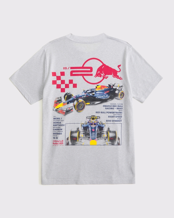 oracle red bull racing graphic tee, Light Gray view 1