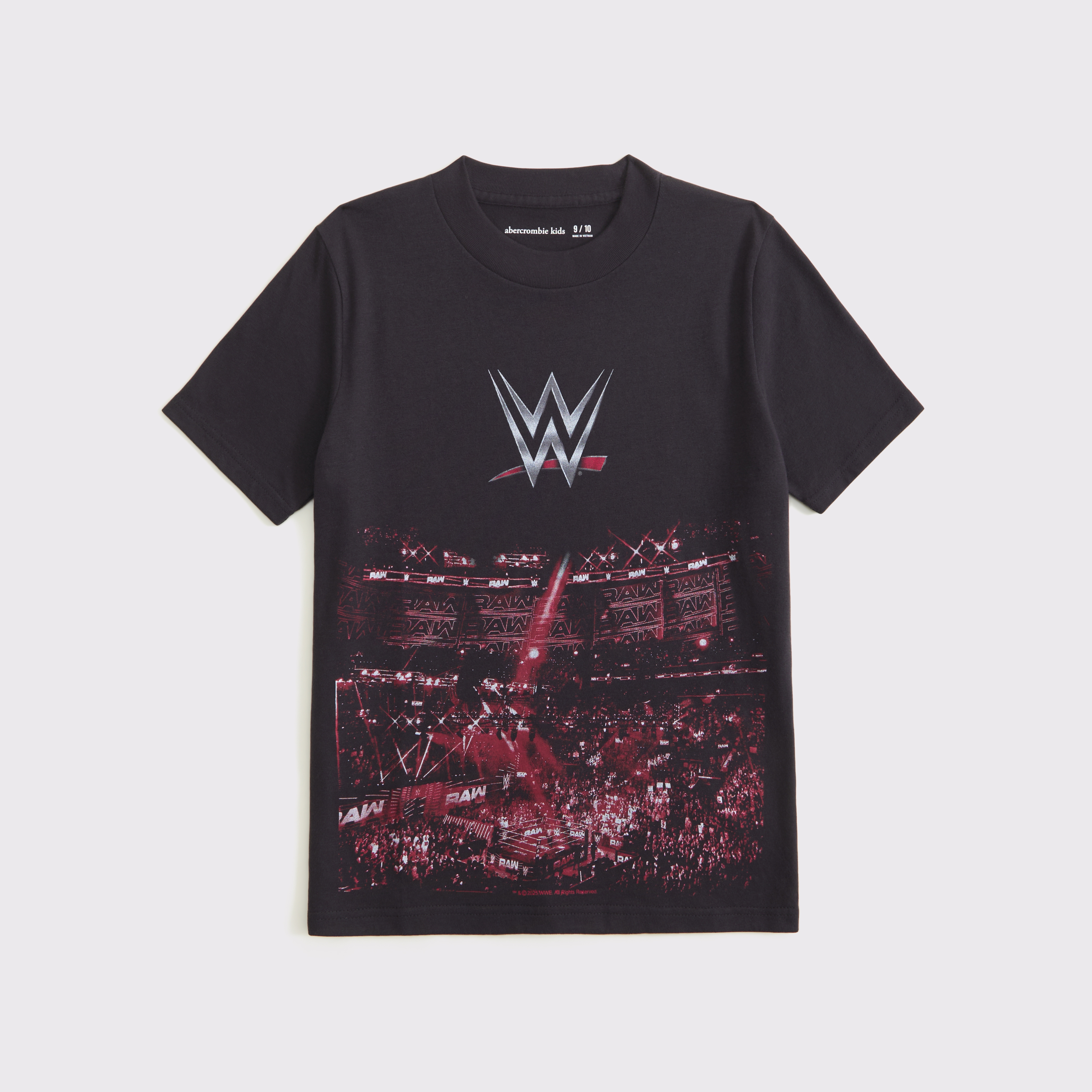 Abercrombie & Fitch Kids' Wwe Graphic Tee In Black