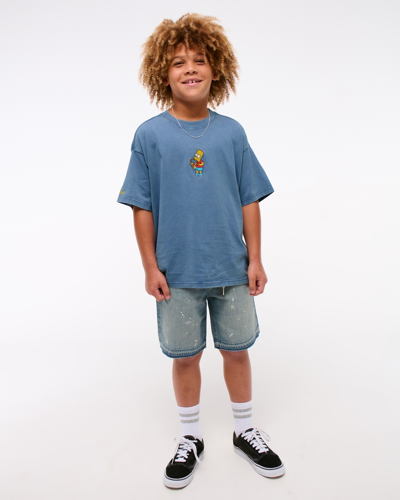 the simpsons graphic tee