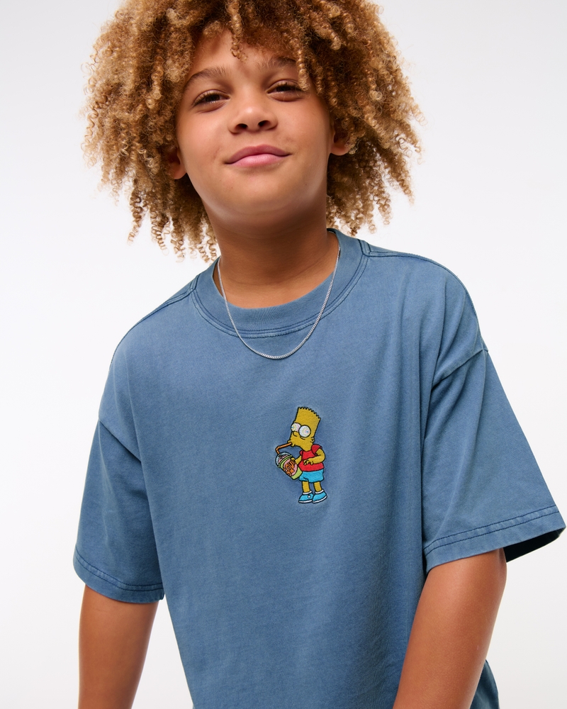 the simpsons graphic tee