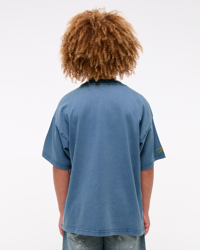 the simpsons graphic tee