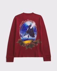 the polar express long-sleeve graphic tee