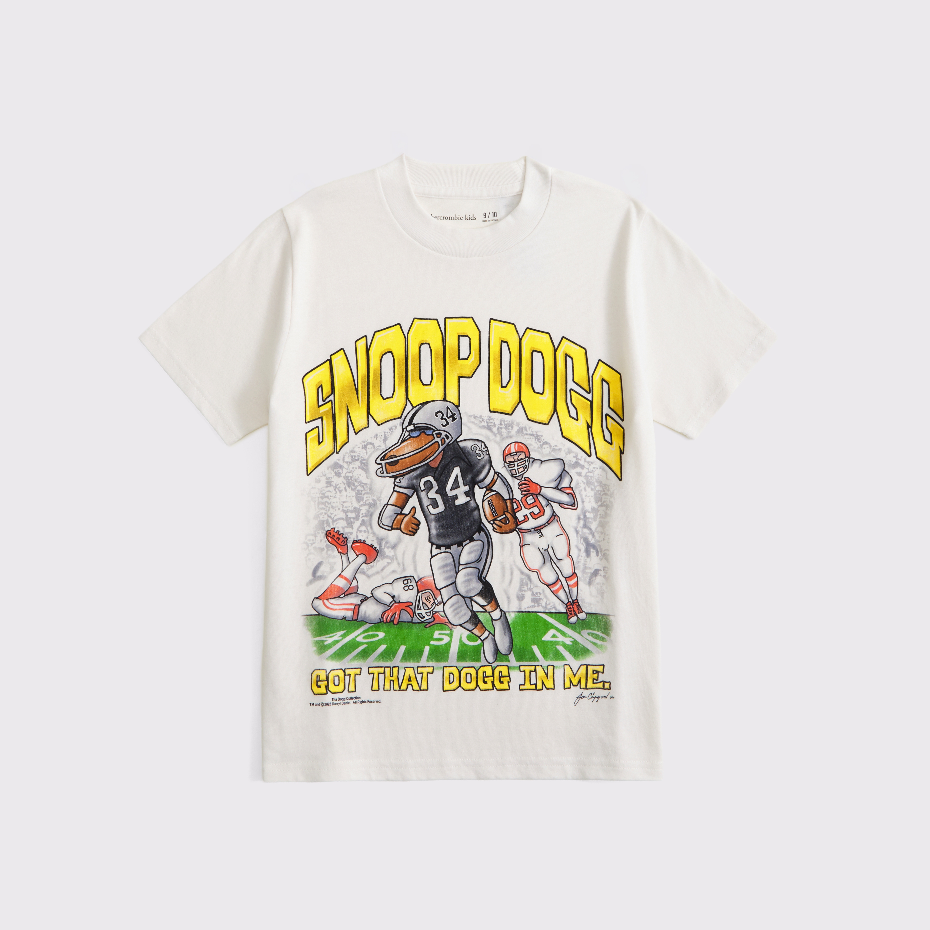 Abercrombie & Fitch Kids' Snoop Dogg Graphic Tee In White