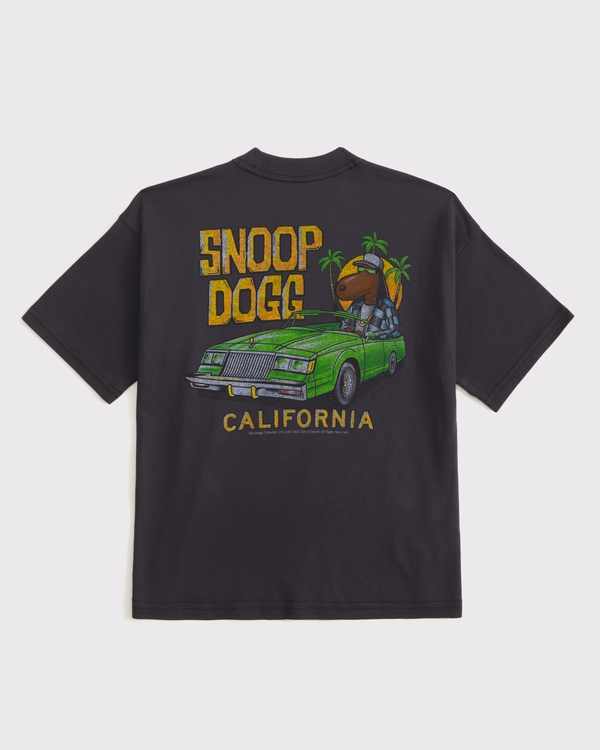 snoop dogg graphic tee, Dark Gray view 2