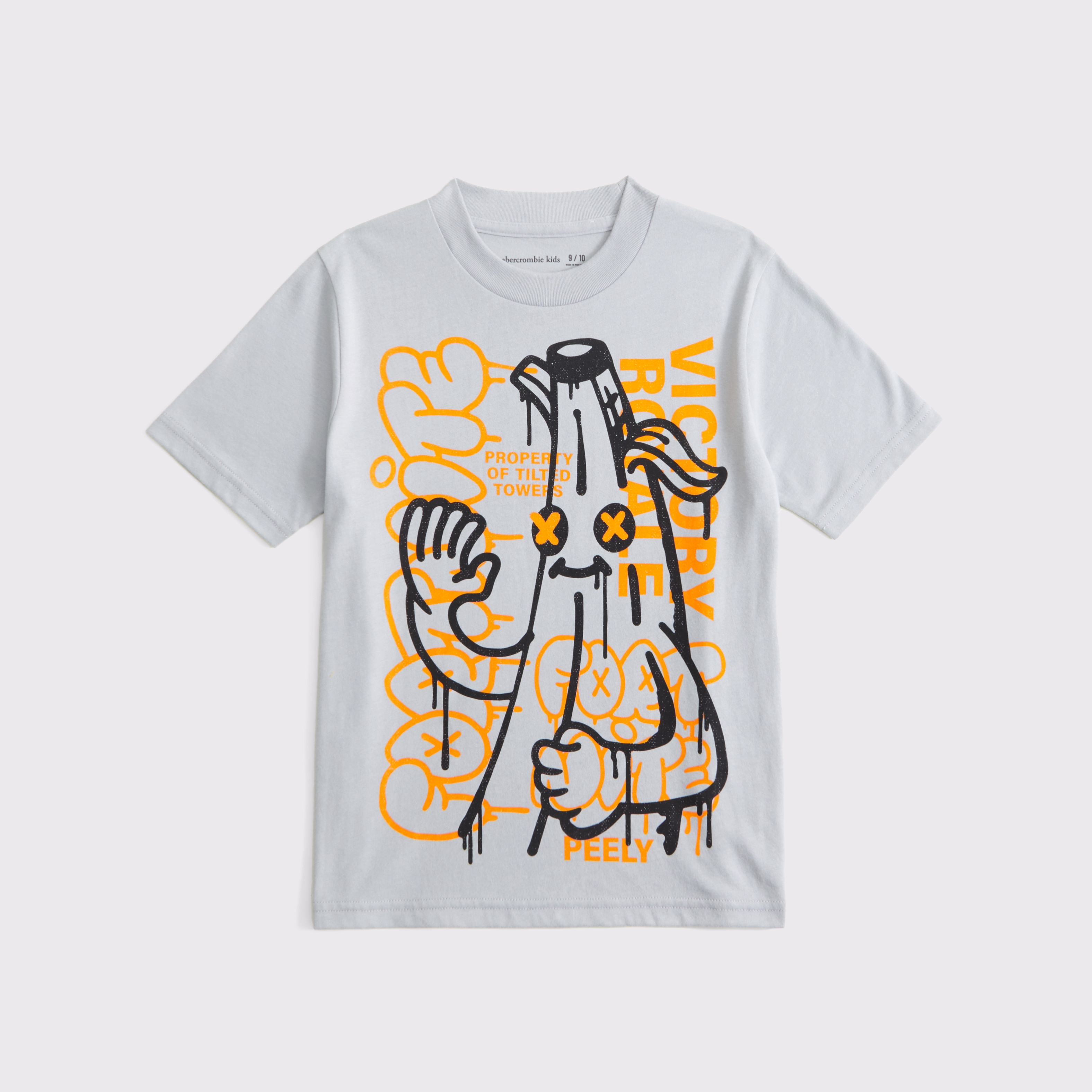 Abercrombie & Fitch Kids' Fortnite Graphic Tee In Gray