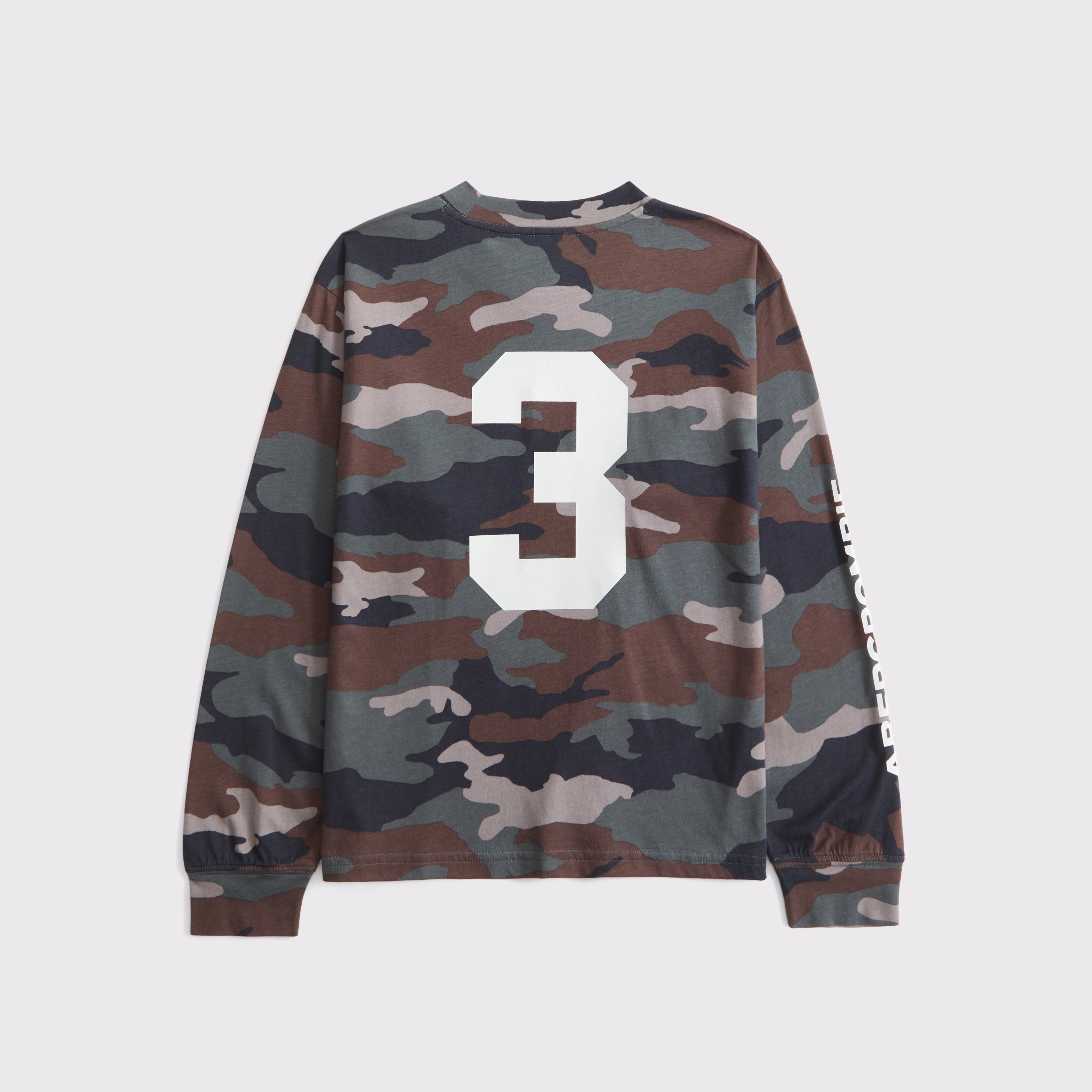 Abercrombie & Fitch Kids' Long-sleeve Graphic Logo Tee In Multi